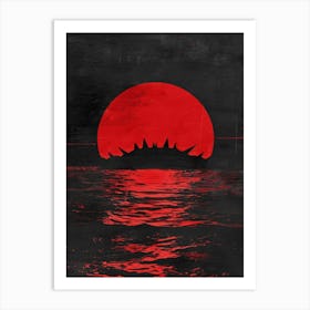 Sunset Over The Ocean 94 Art Print