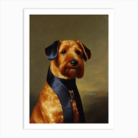 Lakeland Terrier Renaissance Portrait Oil Painting Art Print