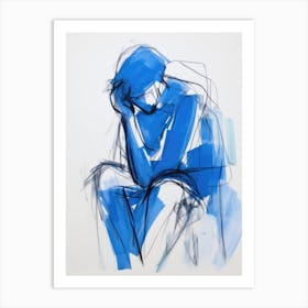 'Blue' 4 Art Print