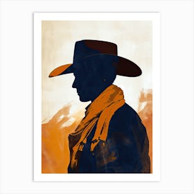 The Cowboy’s Pursuit Art Print