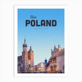 Visit Poland Art Print