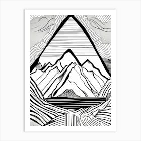 Mountain Landscape 22 Art Print