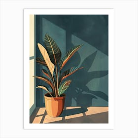 Plant In A Pot 28 Art Print