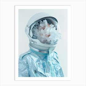 Astronaut smokin Art Print