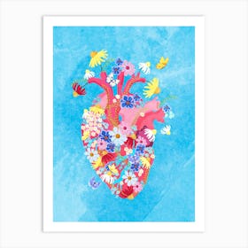 Blooming Heart Art Print