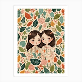 Twins Art Print