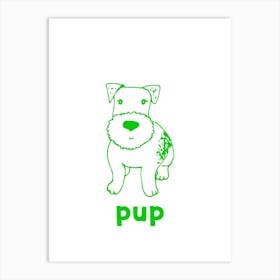 Puppy Dog Art Poster, Cute Dog Poster, Cute Puppy Art, Dog Lover Gift, Home Decor Art Print