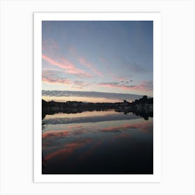 Sunset On Lough Derg At Killaloe, County Clare, Ireland Art Print