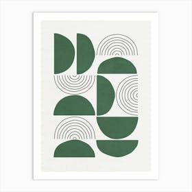 Abstract Geometric Shapes - G01 Art Print