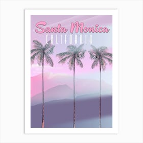 Santa Monica California Art Print