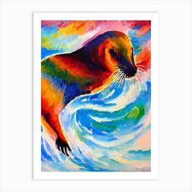 Sea Lion Matisse Inspired Art Print