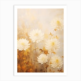 Dahlias 9 Art Print