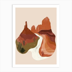 River In The Desert 5 Art Print