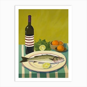 Cod 3 Italian Still Life Painting Art Print