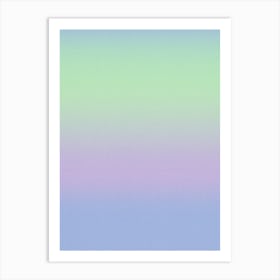 Rainbow Gradient Background Art Print