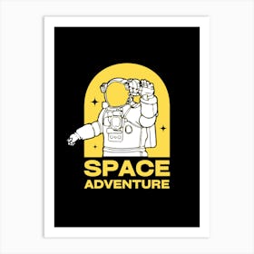 Space Adventure Art Print