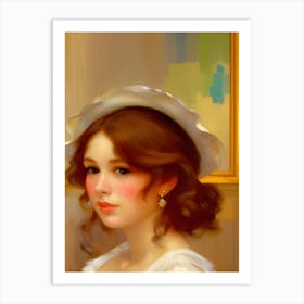 Portrait Of A Young Lady Art Print