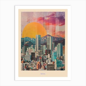 Kitsch Seoul Poster 1 Art Print