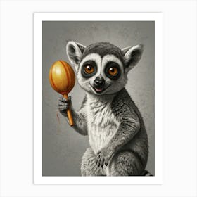 Lemur 7 Art Print