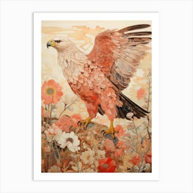 Hawk 1 Detailed Bird Painting Art Print