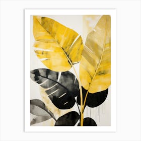 Yellow Leaves 1 Art Print