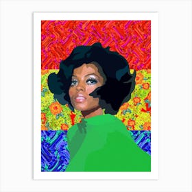 Diana Ross Art Print