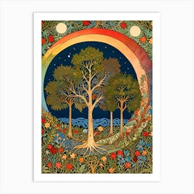 William Morris Print Tree Of Life 1 Art Print