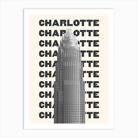 Charlotte Black & White Art Print