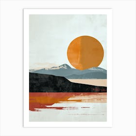 Sunset Sea Art Print