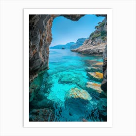 Cave In Greece 2 Art Print