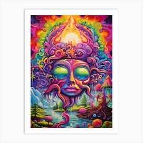 Psychedelic Art Art Print