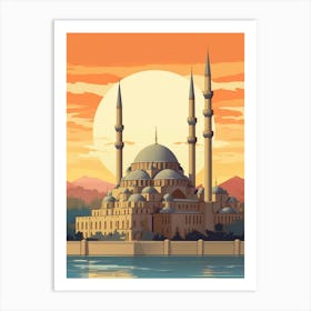 Sleymaniye Mosque Art Deco 2 Art Print