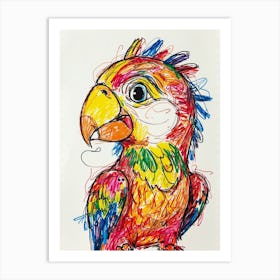 Parrot 12 Art Print