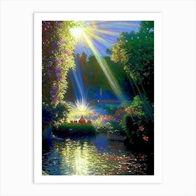 Tivoli Gardens, 2, Italy Classic Painting Art Print