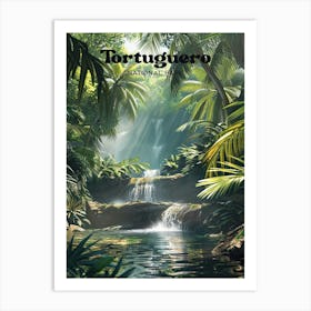 Tortuguero Forest Travel Art Art Print