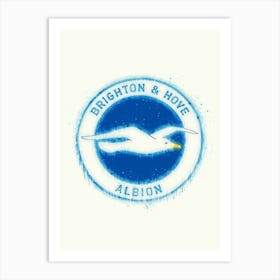 Brighton and hove Albion 1 Art Print
