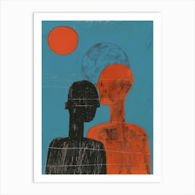 'Two People' 1 Art Print