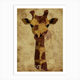 Giraffe 66 Art Print