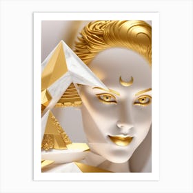 Fantasy Egyptian Goddess 1 Art Print