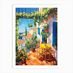 Marbella Spain 7 Fauvist Painting Art Print