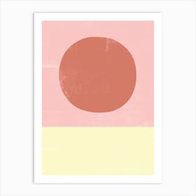 Abstract Screenprint Sun 2 Art Print