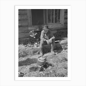 Untitled Photo, Possibly Related To William Besson, Old Mining Prospector, Near Winton, Minnesota By Russell Le Art Print