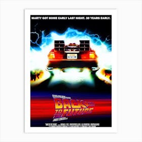 Back To The Future Art Print