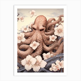 Common Japanese Style Illustration 2 Art Print