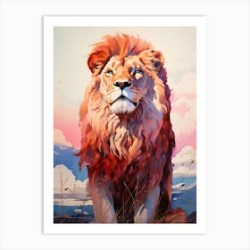 Lion animal Art Print