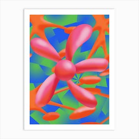 Digital Nature (Flower-Day) Art Print