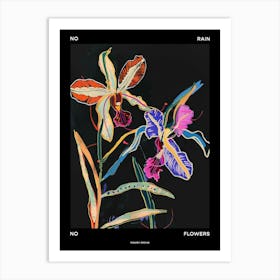 No Rain No Flowers Poster Monkey Orchid 4 Art Print