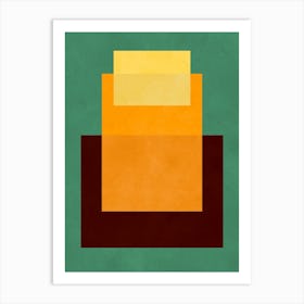 Modern geometry 5 Art Print