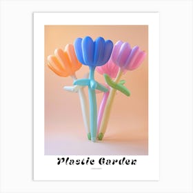 Dreamy Inflatable Flowers Poster Cornflower 2 Art Print