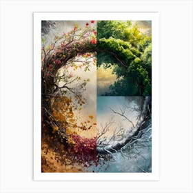 Four Seasons Art Print